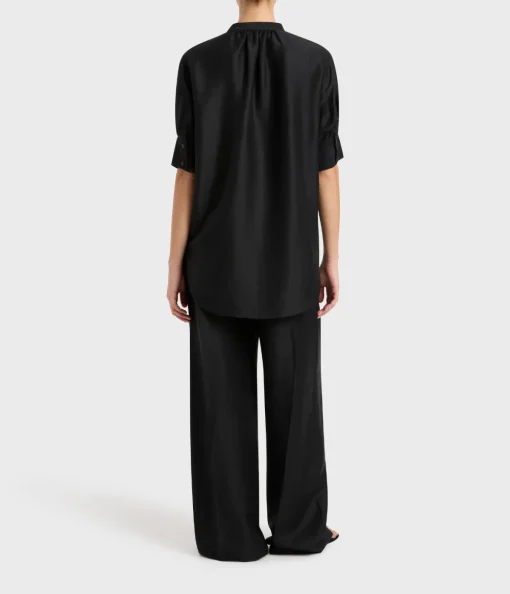 Bormio Short Sleeve Shirt in Black