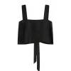 Bormio Tie Back Bodice in Black