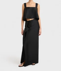 Bormio Tie Back Bodice in Black