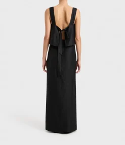 Bormio Tie Back Bodice in Black