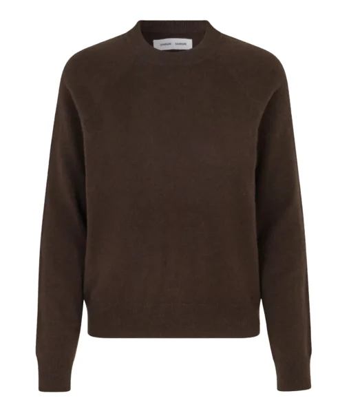 Boston Cashmere Blend Knit in Mole