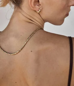 Boston Link Necklace in Gold
