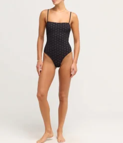 Broderie One Piece in Noir