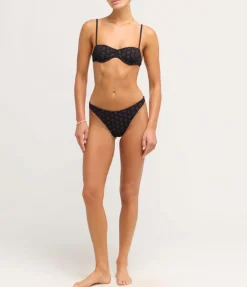 Broderie Pant in Noir