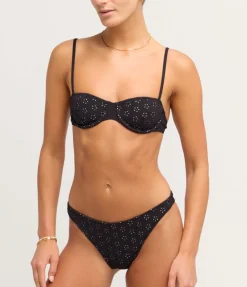 Broderie Pant in Noir