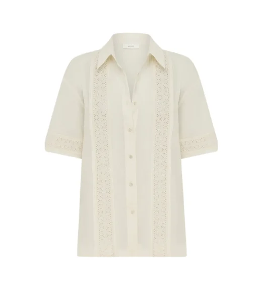 Broderie Shirt in Fleur