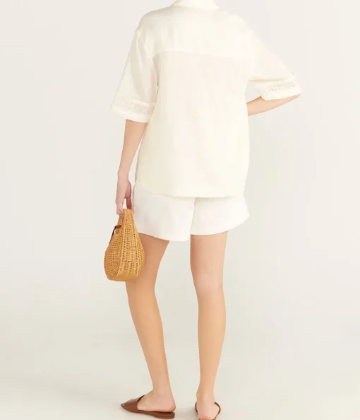 Broderie Shirt in Fleur