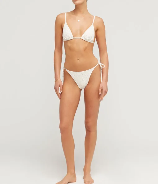 Broderie String Pant in Fleur