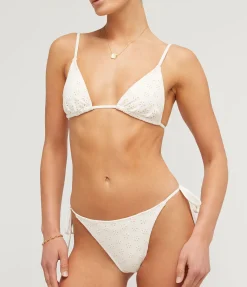 Broderie String Pant in Fleur