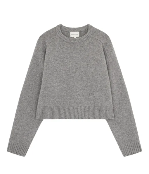 Bruzzi Cashmere Sweater in Grey Melange