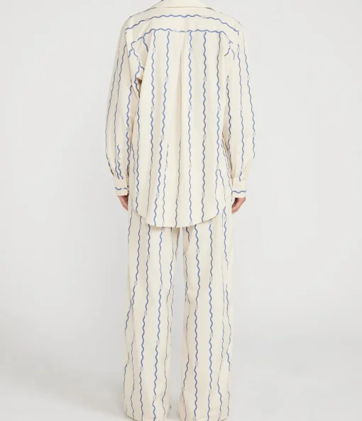 Buoy Shirt in Bespoke Wave Coupe