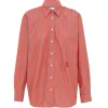 Buoy Shirt in Coral Stripe
