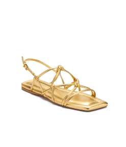 Camille Flat in Gold