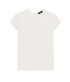 Cap Sleeve Shell Top Ivory