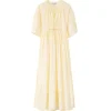 Capri Ruched Dress in Butter