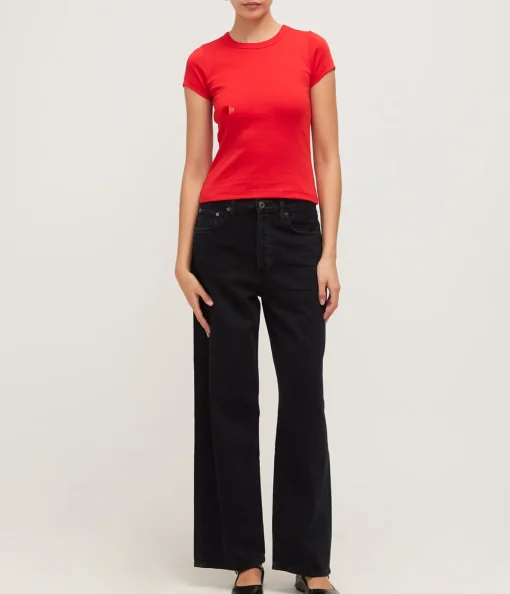 Car Fitted Baby Tee in Audrey