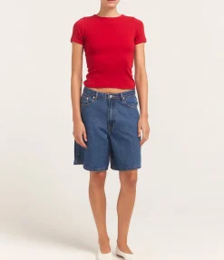 Car Tee in Red