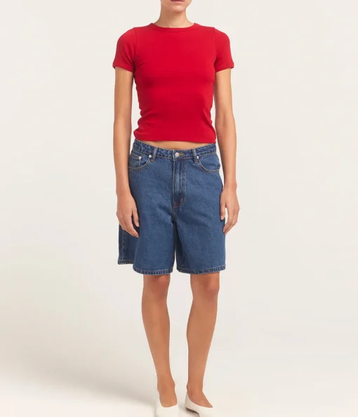 Car Tee in Red