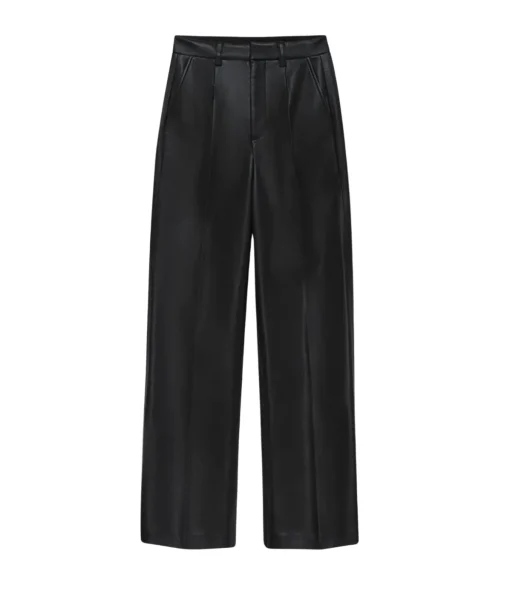 Carmen Recycled Leather Pant in Black