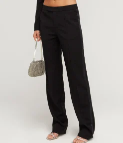 Carnaby Tuxedo Pant in Black