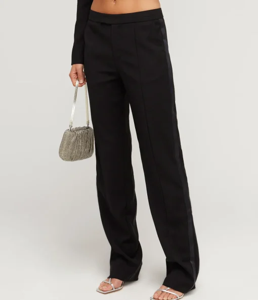 Carnaby Tuxedo Pant in Black
