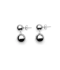 Caroline Droplet Earring in Silver