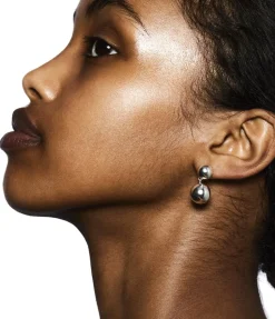 Caroline Droplet Earring in Silver