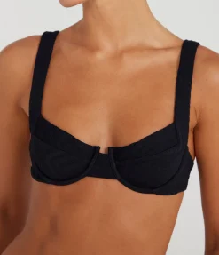 Casanova Bikini Top in Black