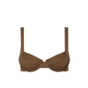 Casanova Bikini Top in Cocoa