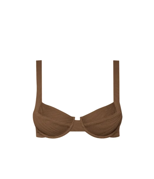 Casanova Bikini Top in Cocoa