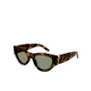Cat-eye Shaped Sunglasses in Havana