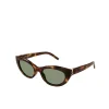 Cat-eye Sunglasses in Havana and Green