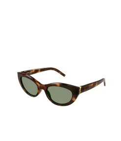 Cat-eye Sunglasses in Havana and Green