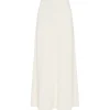 Celeste Cashmere Blend Skirt in Off White