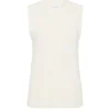 Celeste Cashmere Blend Tank in Off White