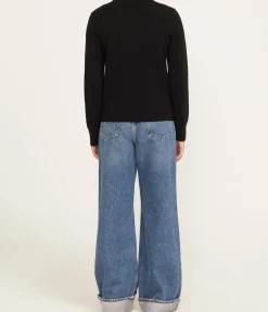Charlotte Knit Sweater in Black