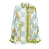 Checkmate Silk Shirt in Mulit