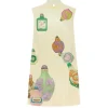 Chesca Sequin Mini Dress in Cream