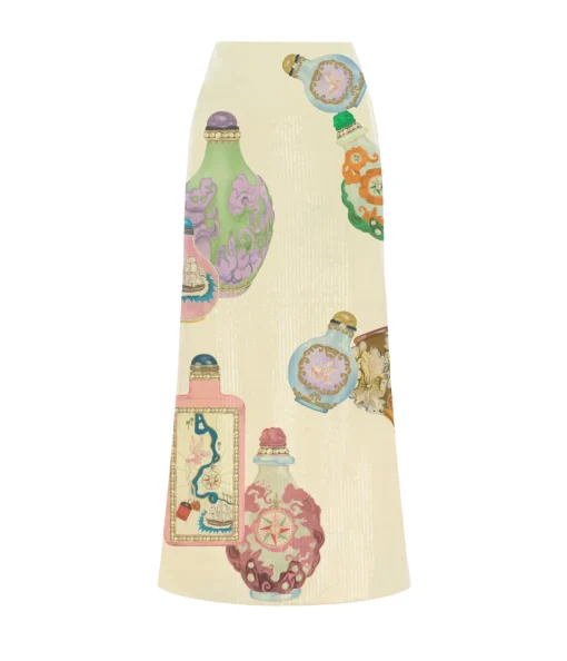 Chesca Sequin Skirt in Cream