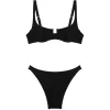 Cinquantasei Underwire Bikini in Black