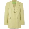 Clarens Twill Blazer in Pale Olive