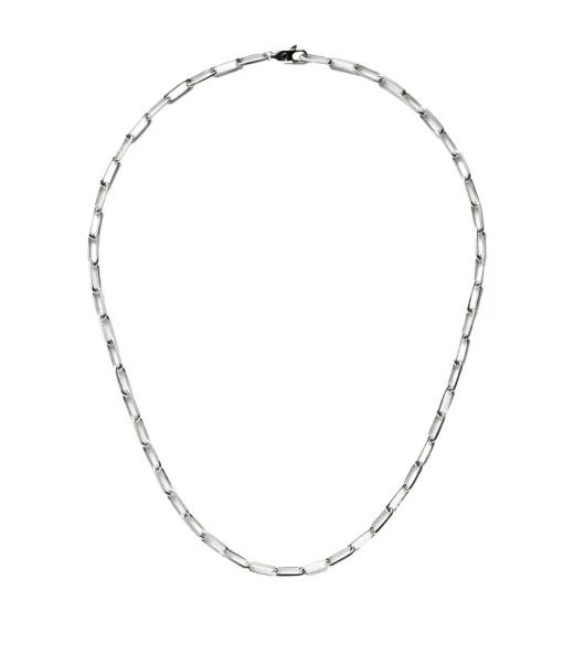Classic Mini Short Paperclip Chain Necklace