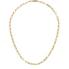 Classic Mini Short Paperclip Chain Necklace in Gold
