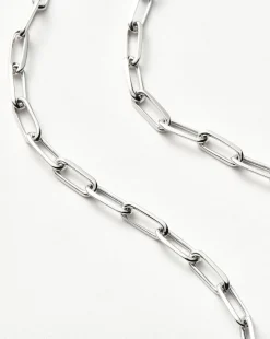 Classic Mini Short Paperclip Chain Necklace