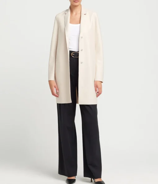 Cocoon Coat in Cream