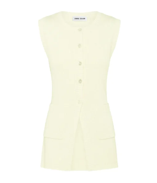 Codie Sleeveless Vest Top in Silence