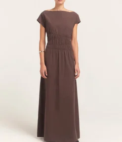 Costa Dress in Chocolate