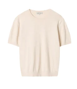 Cotton Cashmere Tee Oat Neutral