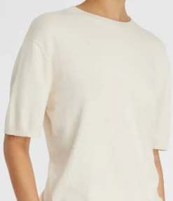 Cotton Cashmere Tee Oat Neutral
