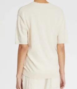 Cotton Cashmere Tee Oat Neutral